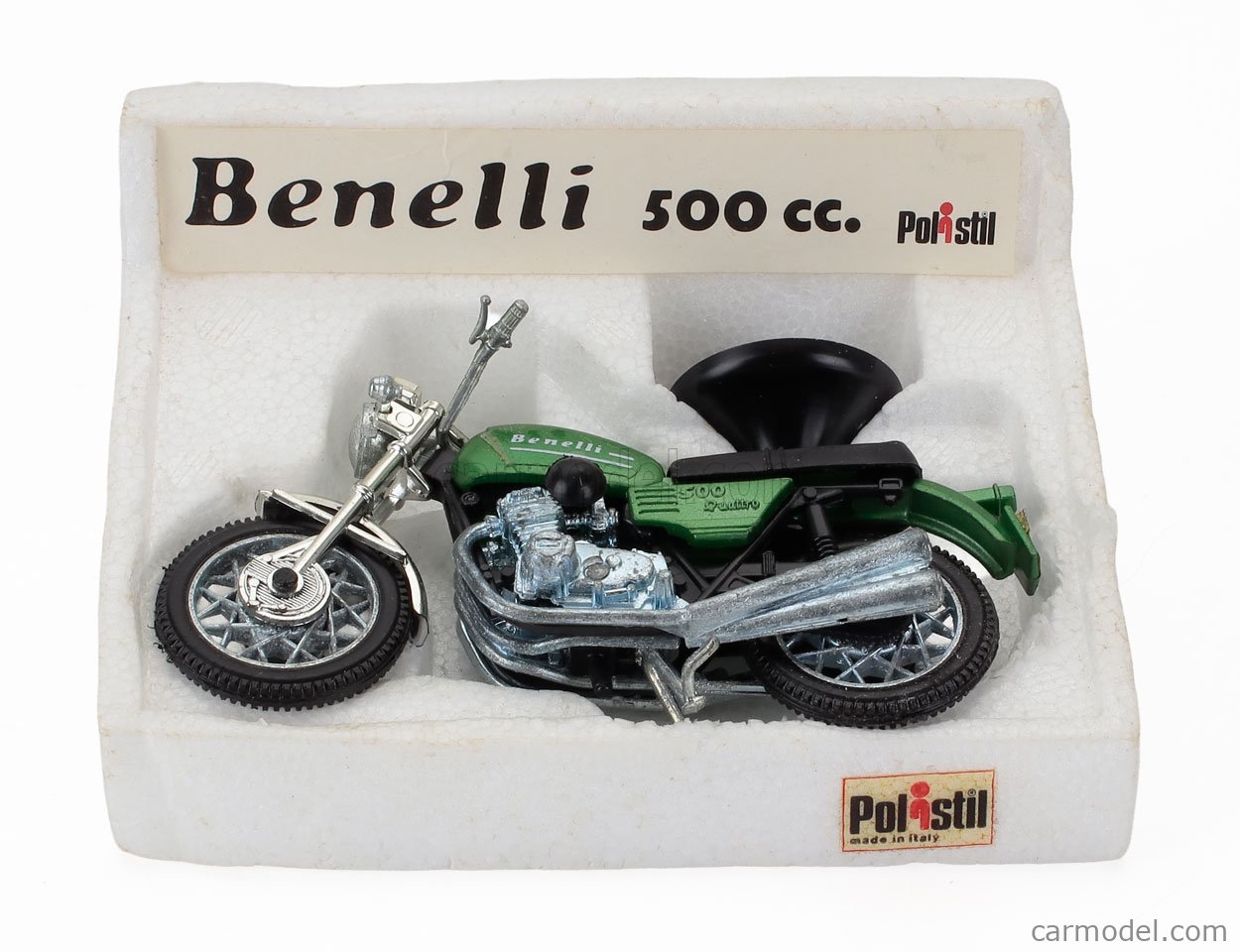 Miniature Polistil GT59 - Benelli 500 Vert Métal - Échelle 1:24