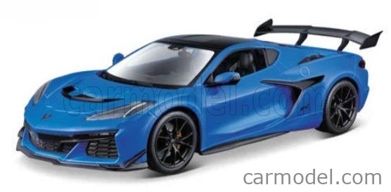 MAISTO 31475BL Scale 1/18 | CHEVROLET CORVETTE ZR1 COUPE 2024 BLUE
