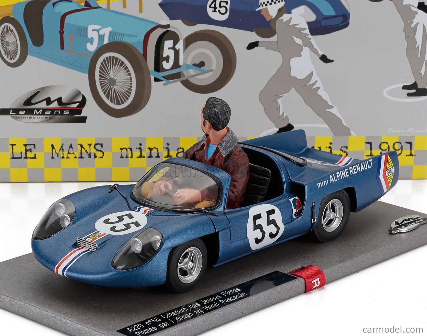 Kit Monté Mini Racing Alpine A220 Criterium Cevennes 1969 En Boite 1/43