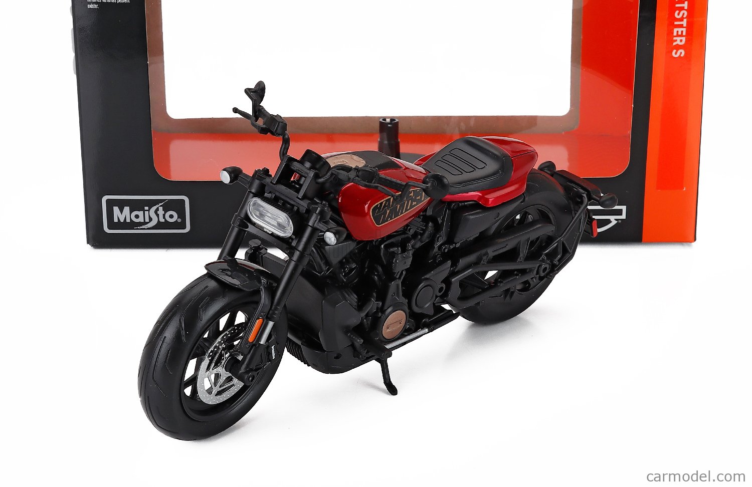MAISTO 32346R Scale 1/12 | HARLEY DAVIDSON SPORSTER S 2024 RED BLACK