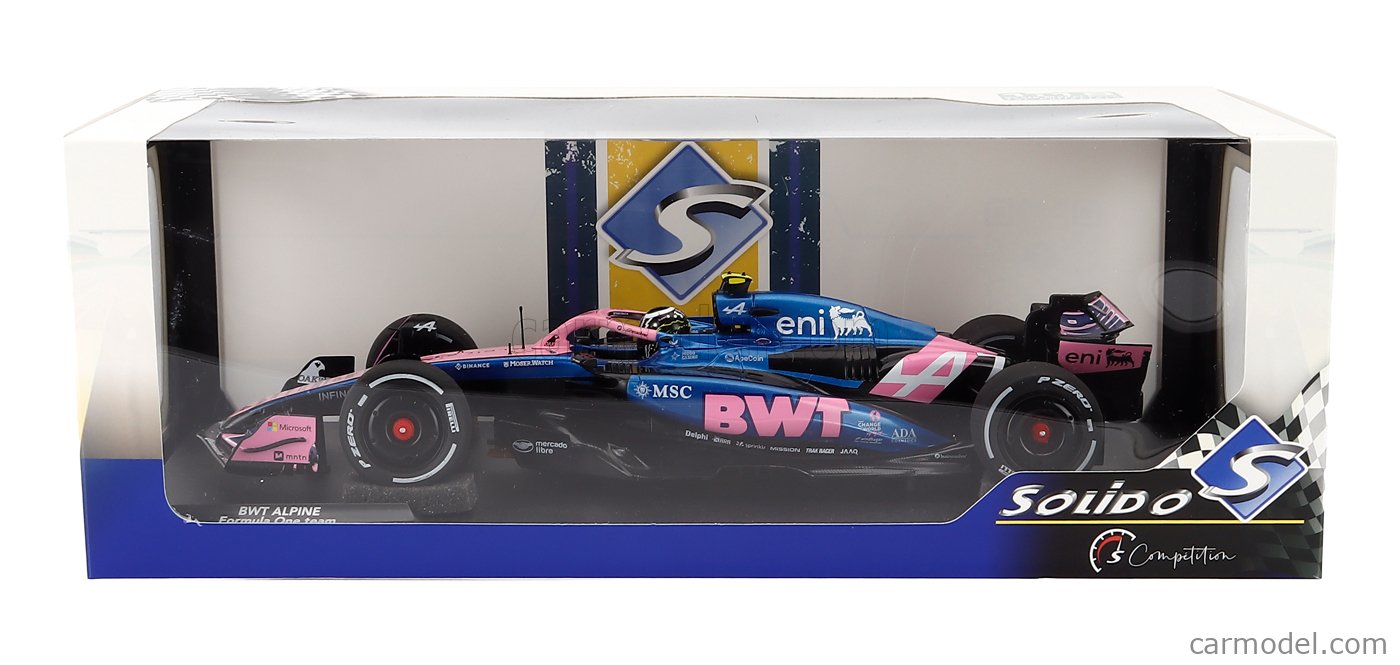 SOLIDO 1818902 Scale 1/18 | ALPINE F1 A525 TEAM BWT ALPINE N 7
