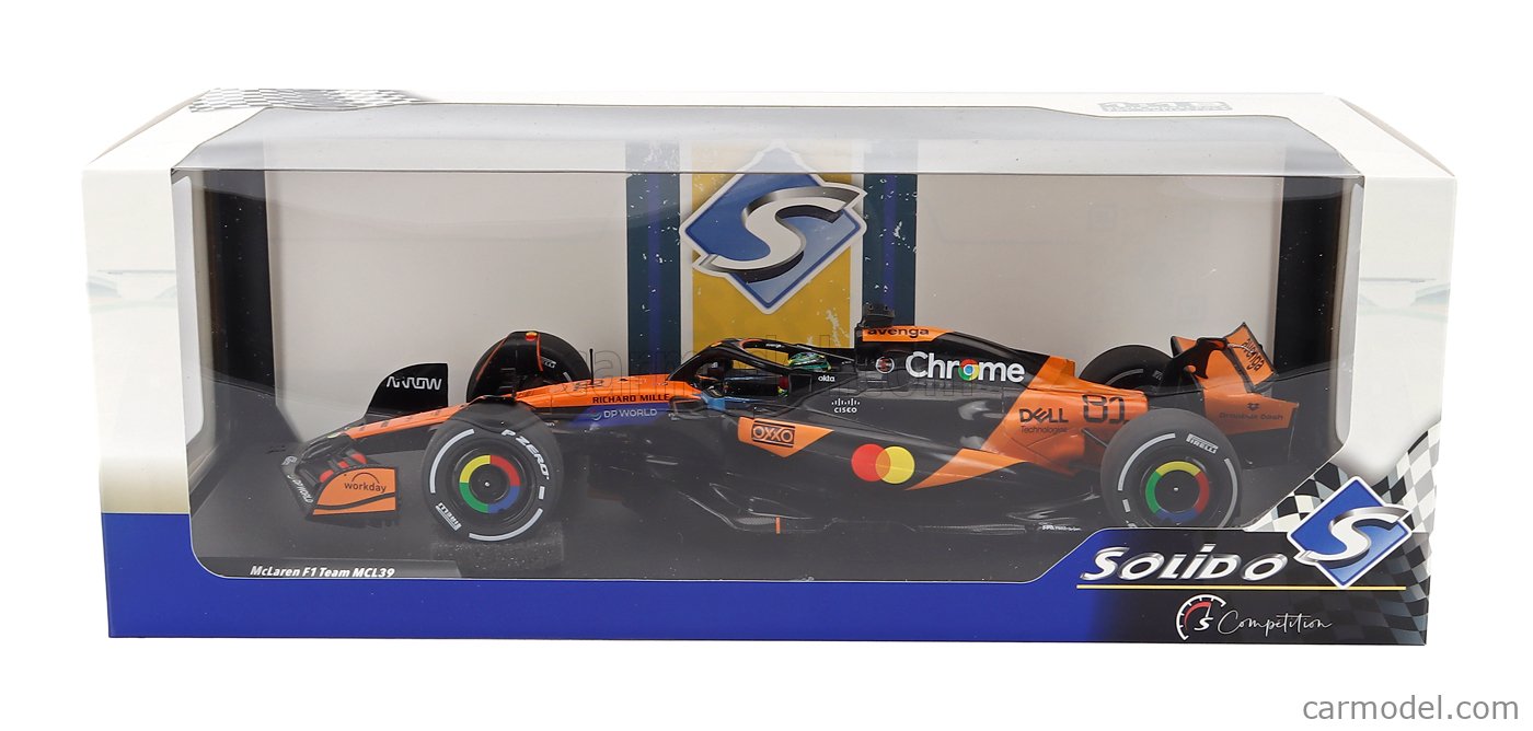 SOLIDO 1818702 Scale 1/18 | McLAREN F1 MCL39 TEAM MCLAREN N 81