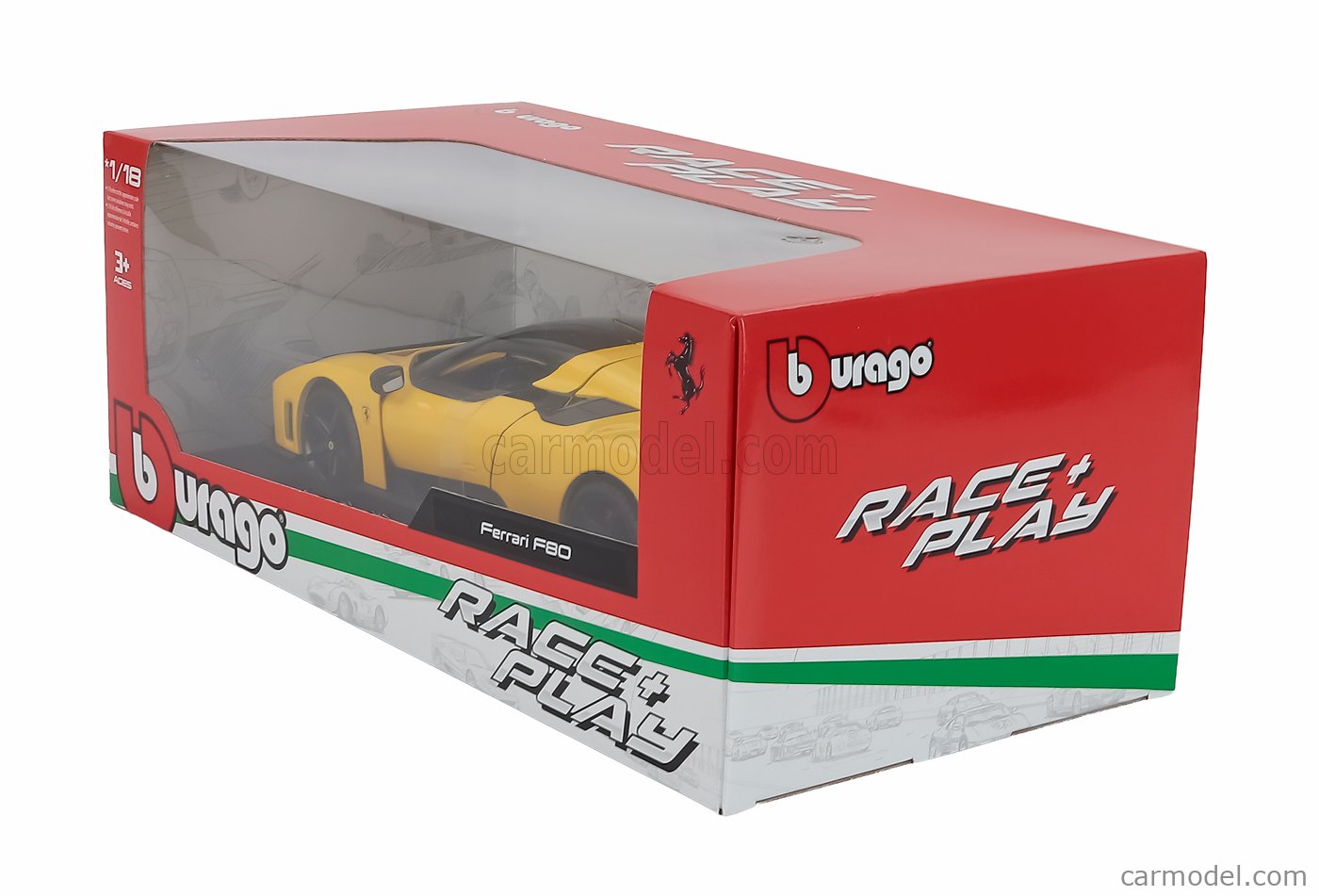 ブラーゴ 1/18 フェラーリ F80 2024 (イエロー) BURAGO 18-16022Y Scale 1/18 | FERRARI F80 2024 YELLOW