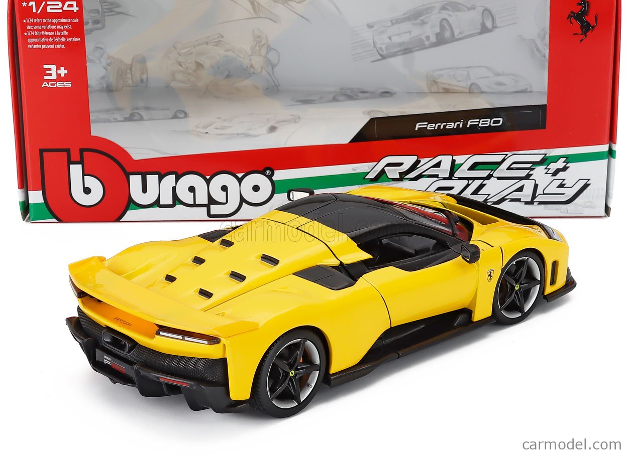 BURAGO 18-26034Y Escala 1/24 | FERRARI F80 2024 YELLOW