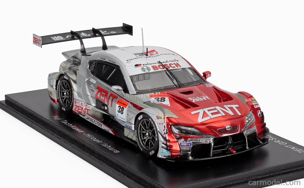 【spark】ZENT CERUMO GR Supra 2022&2023 Spark 1:43 Zent Cerumo GR Supra TGR 2022 SuperGT GT500 #38