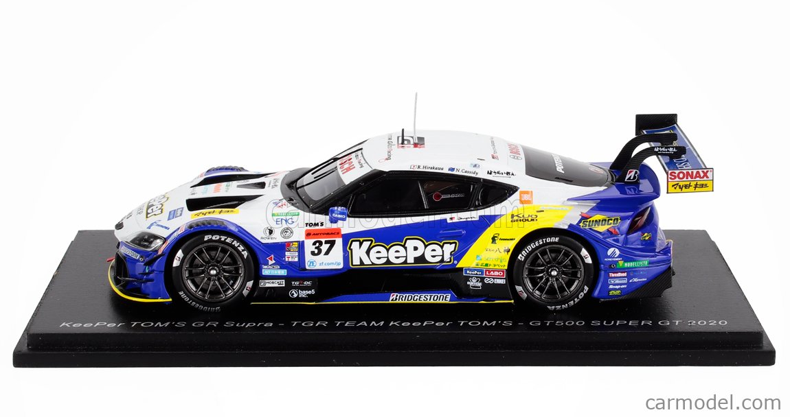 SPARK-MODEL SGT114 Scale 1/43 | TOYOTA SUPRA GR TEAM KEEPER TOM'S