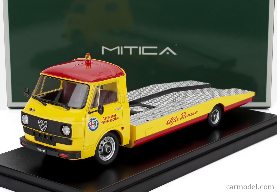 MITICA1/43 アルファロメオA12 カロ アトレッツィ 1977 レッド 予約品＞ Mitica 1/43 Alfa Romeo A12 (F12) CARRO ATTREZZI SECONDA