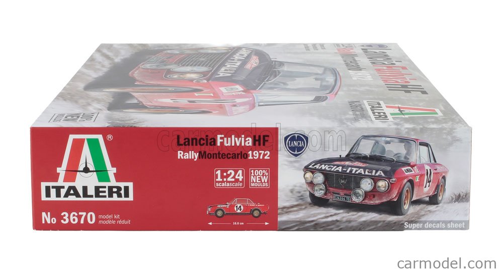 ITALERI IT3670 Масштаб 1/24 | LANCIA FULVIA HF 1600 COUPE N 14