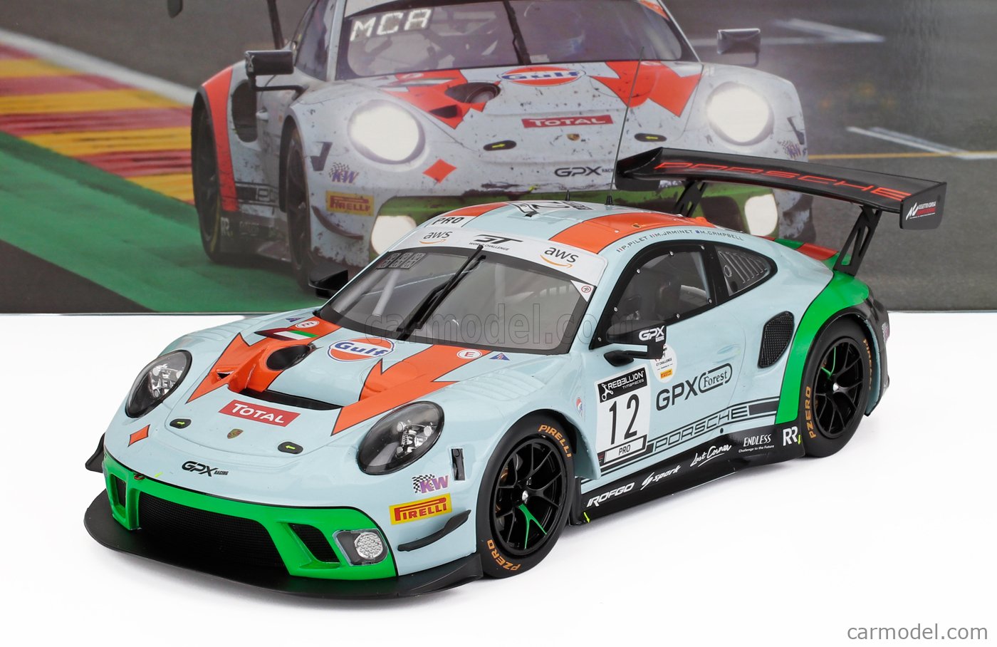 IXO-MODELS LEGT18- 20012 Scale 1/18 | PORSCHE 911 991-2 GT3 R TEAM
