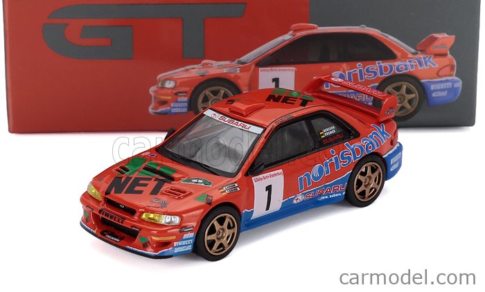 MINI-GT MGT01140-L Scale 1/64 | SUBARU IMPREZA WRC97 N 1 WINNER