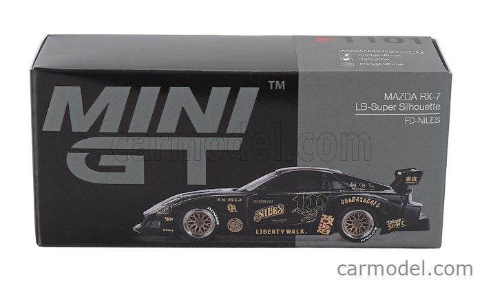 ミニカー MINI GT MAZDA RX-7 LB Super Silhouette Amazon | MINI GT × MiJo Exclusives 1/64 マツダ RX-7 LB-Super
