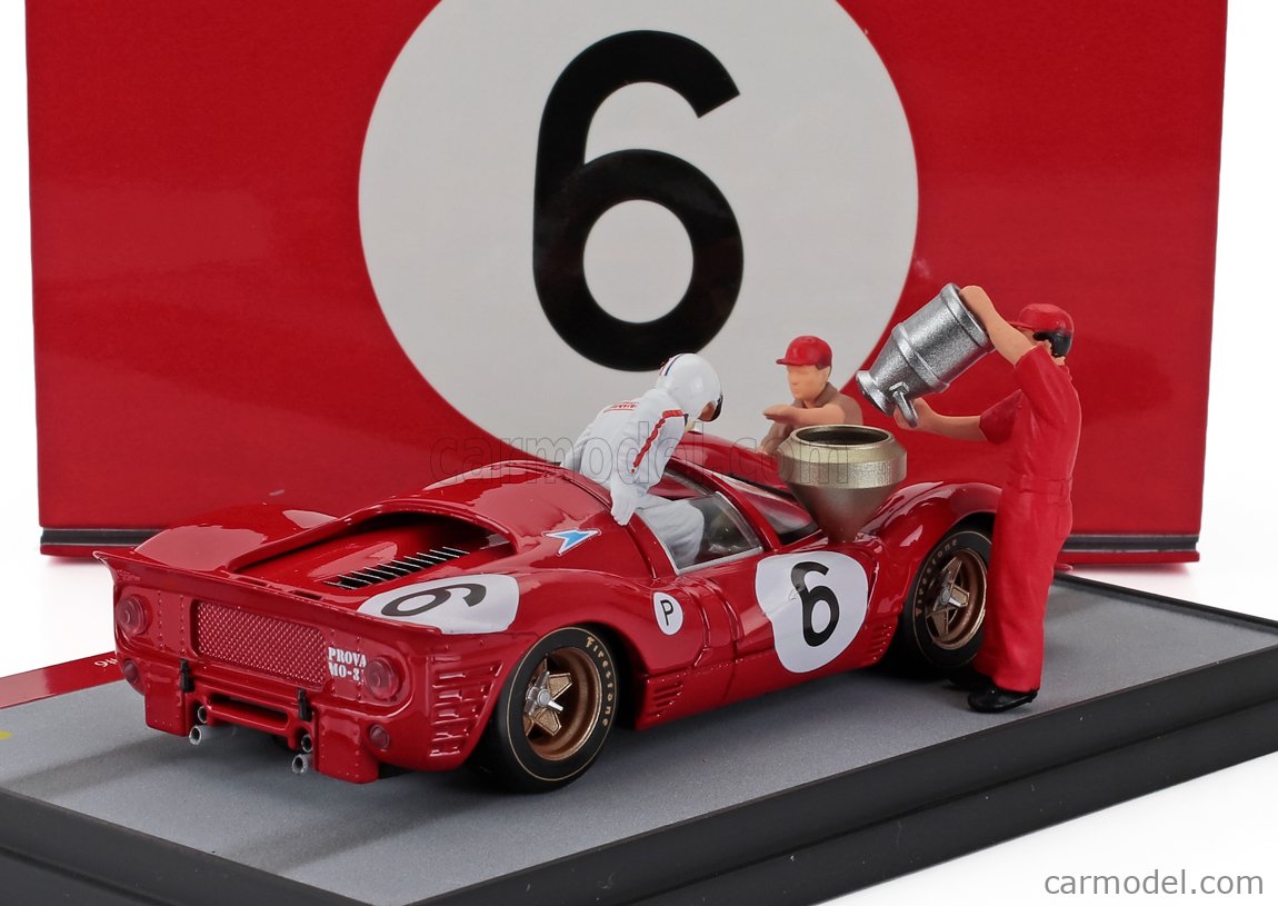 BRUMM S25/09 Scale 1/43 | FERRARI DIORAMA 330P4 4.0L V12 SPIDER