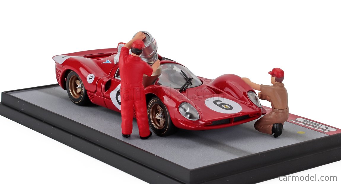 BRUMM S25/09 Scale 1/43 | FERRARI DIORAMA 330P4 4.0L V12 SPIDER