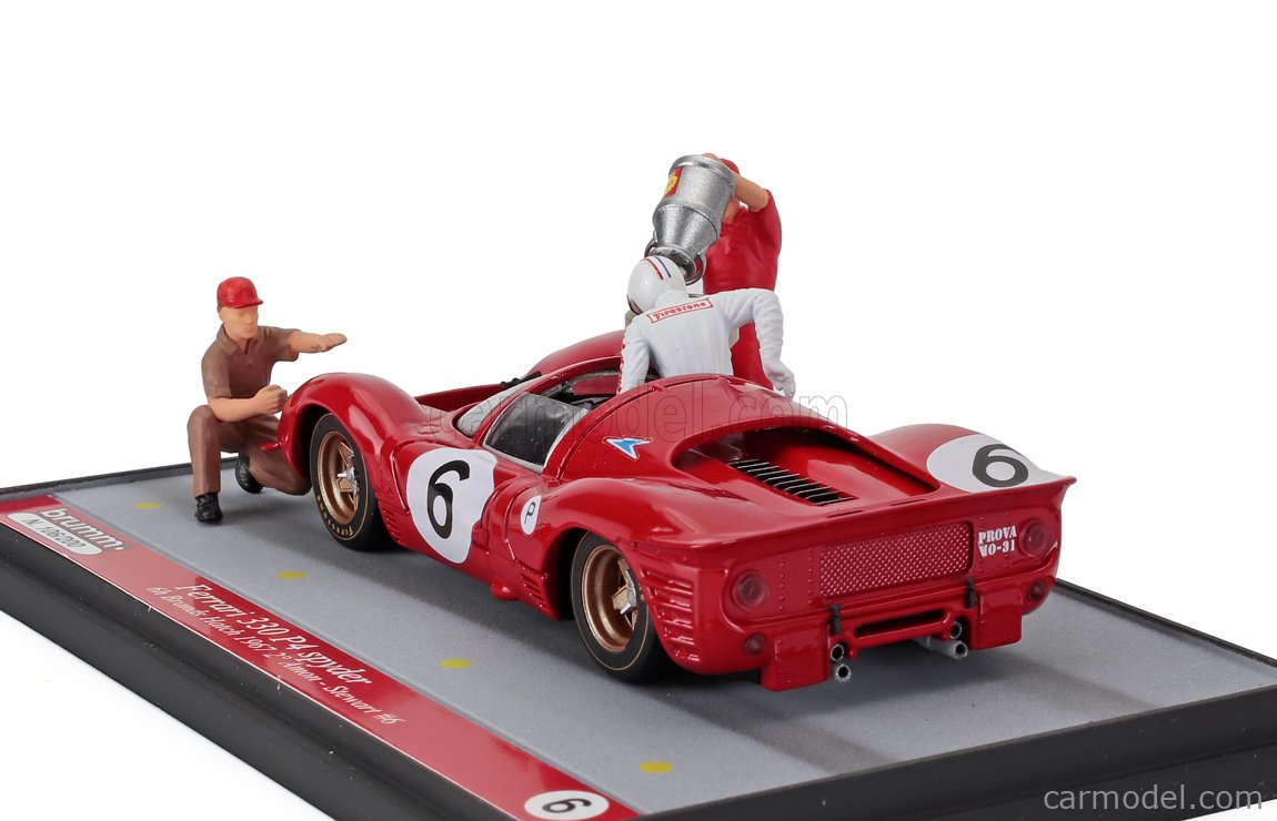 BRUMM S25/09 Scale 1/43 | FERRARI DIORAMA 330P4 4.0L V12 SPIDER
