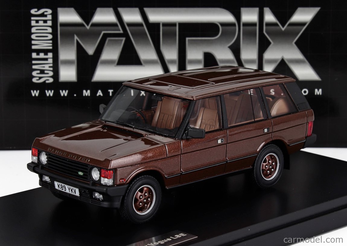 Design Matrix For Rover MATRIX SCALE MODELS MX41208-032 Masstab: 1/43 | LAND ROVER RANGE ROVER ...