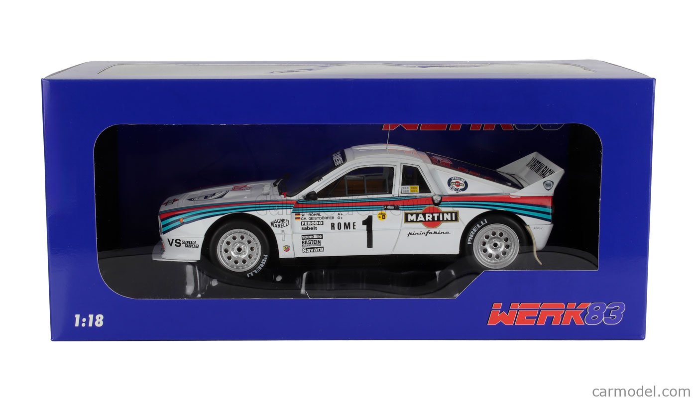 WERK83 W1805901 Scale 1/18 | LANCIA 037 TEAM MARTINI RACING N 1