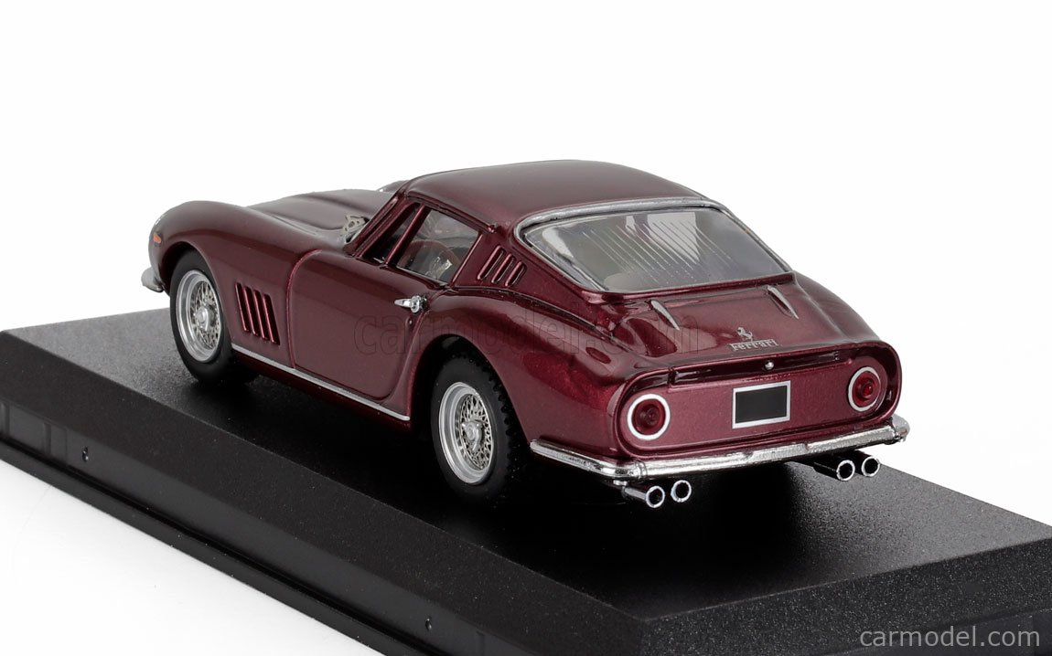 BEST-MODEL 9877 Scale 1/43 | FERRARI 275 GTB/4 COUPE 1967 RED MET