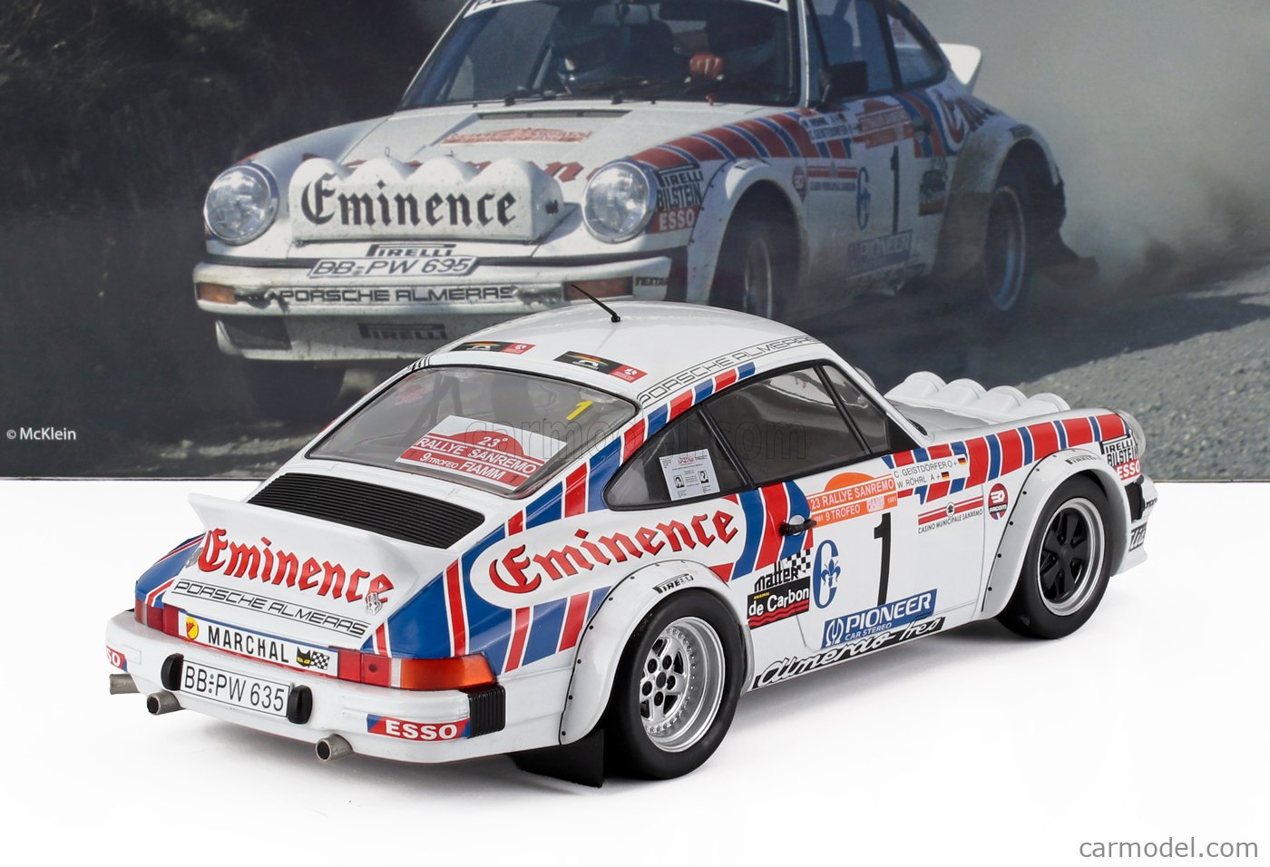 WERK83 W1805801 Scale 1/18 | PORSCHE 911 SC TEAM EMINENCE Gr.4
