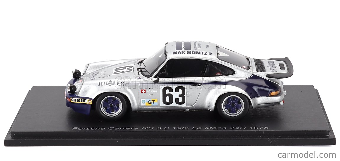 PORSCHE 911 Carrera Rs 3.0l Team P.dagoreau № 77 24h Le Mans (1975) T.Sabine - P PORSCHE 911 Carrera Rs 3.0l Team P.dagoreau № 77 24h Le Mans (1975) T.Sabine - P