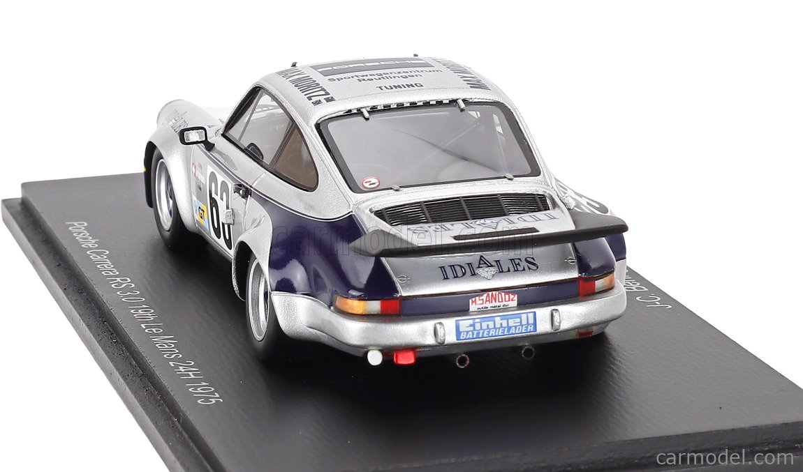 SPARK-MODEL S9806 Масштаб 1/43 | PORSCHE 911 CARRERA RSR 3.0L