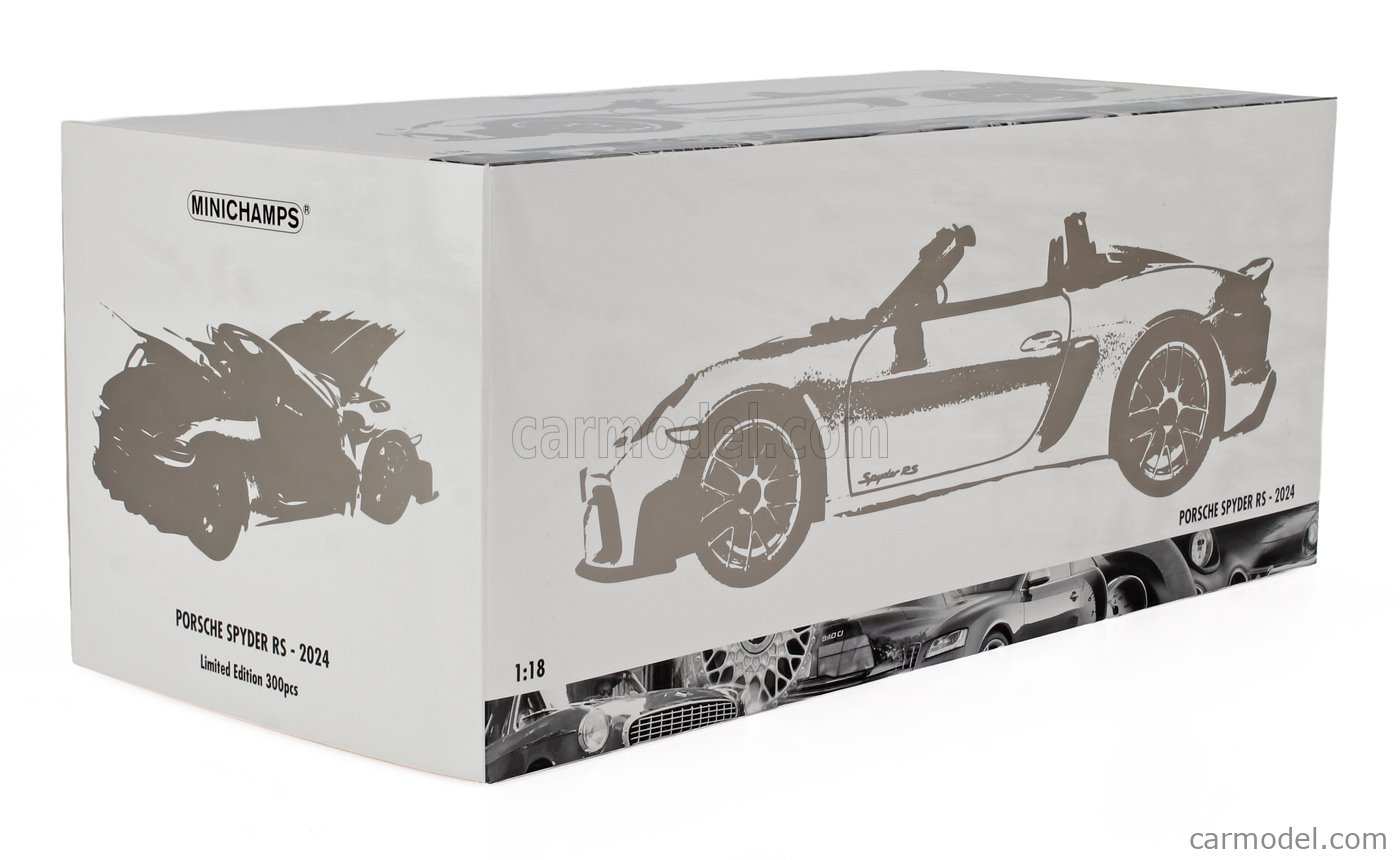 MINICHAMPS 110063131 Scale 1/18 | PORSCHE SPYDER RS WEISSACH