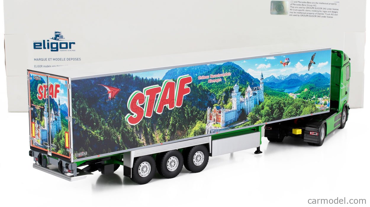 Camion Eligor 1/43 Mercedes Actros Semi-remorque Frigo TBM Bonnefoux (Réf.112209)
