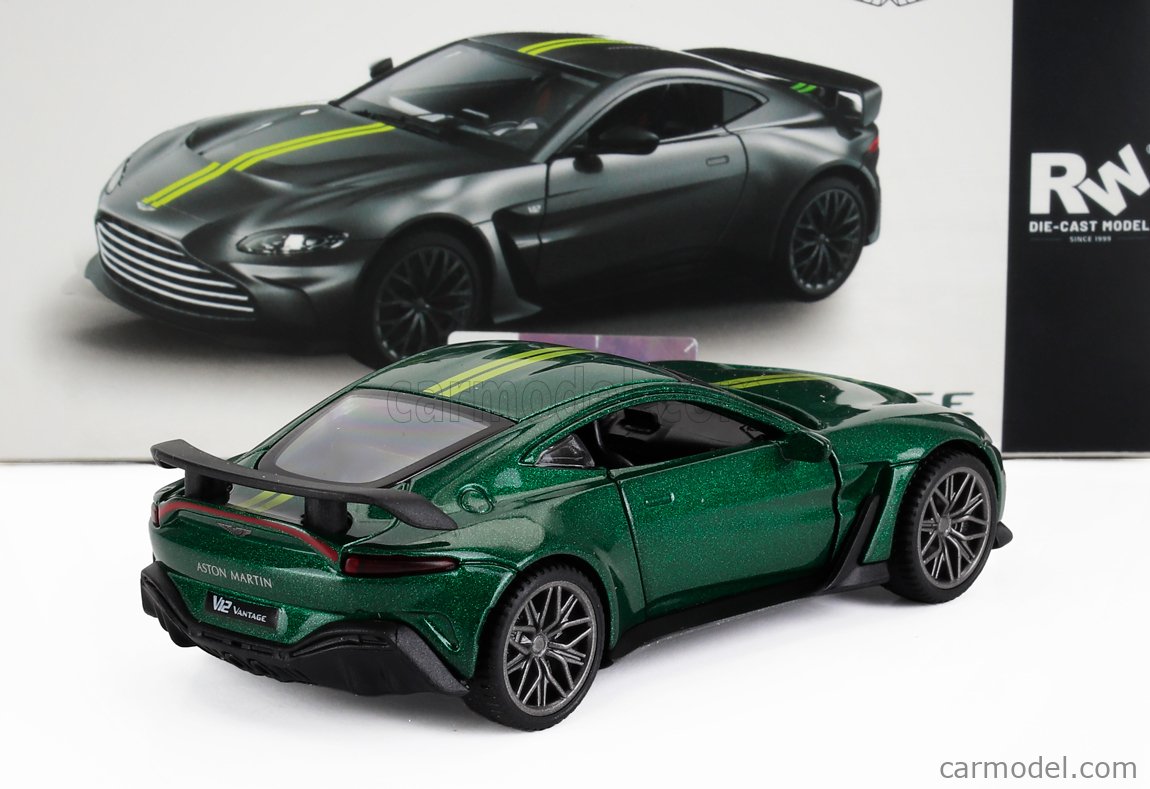 Miniature Aston Martin V12 Vantage Zagato Green – 1/43 – Résine Montée – Occasion