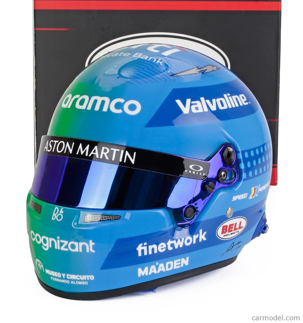 Mini Casque Bell HP7 Tribute 24H Le Mans - Échelle 1:2, Blanc, MH4100361