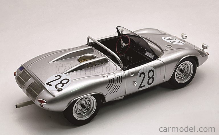 Spark 1/43 Porsche 718/8 W-RS Spyder #28 – Le Mans 1963, Barth & Linge (résine)