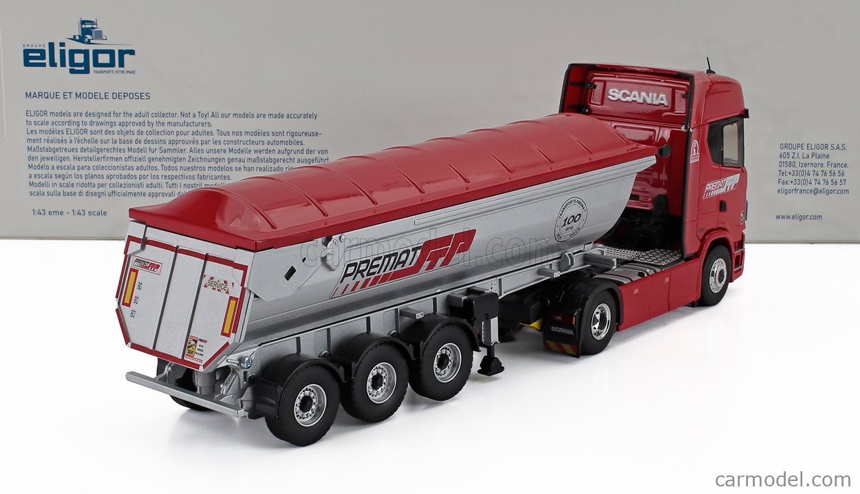 ELIGOR 118467 Scale 1/43 | SCANIA S500 TRUCK CASSONE RIBALTABILE