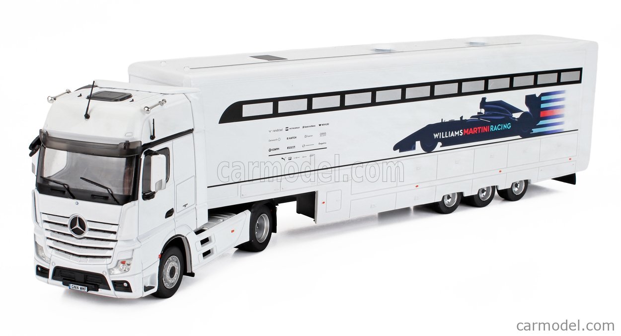 Mini GT Mercedes-Benz Actros Avec Racing Transporter 2023 - Échelle 1/64 - Neuf