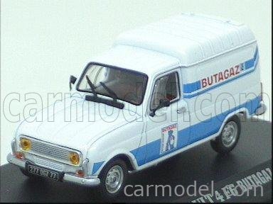 1:43 Norev Renault 4 F6 Butagaz white/ blue