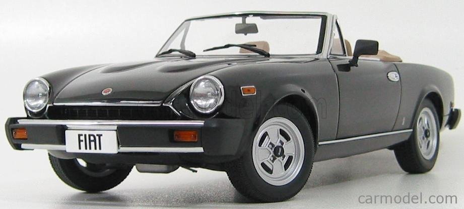 AUTOART 72611 Scale 1/18 | FIAT 124 SPIDER 1985 BLACK