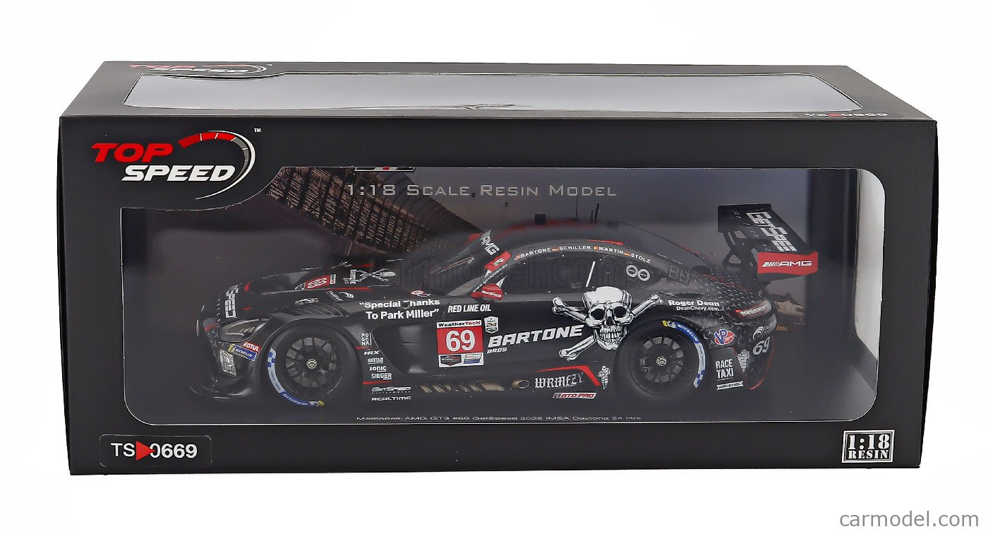 TRUESCALE TS0669 Scale 1/18 | MERCEDES BENZ AMG GT3 6.2L V8 TEAM