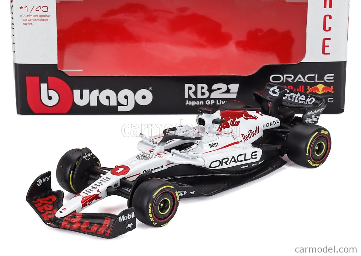 BURAGO 18-38233-J-1 Escala 1/43 | RED BULL F1 RB21 TEAM ORACLE RED