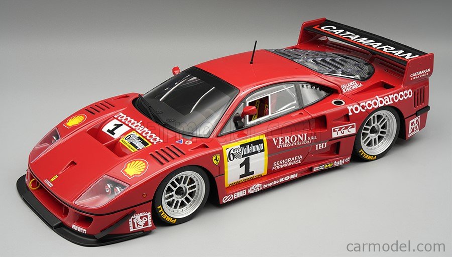 Mimmo Engine TECNOMODEL TM18-429C Scale 1/18 | FERRARI F40 LM 3.5L TURBO V8 N 1 ...