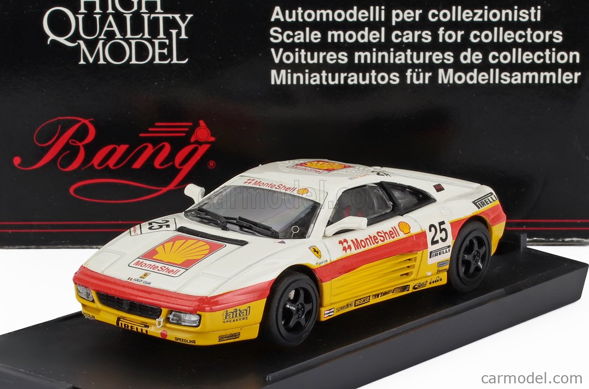 BANG 8018 Masstab: 1/43 | FERRARI 348GT MONTESHELL N 25 SUPERCAR GT ...