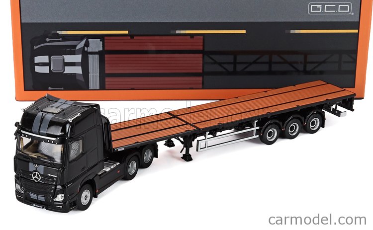 35R-003 GCD 1/64 ACTROS GIGASPACE 6×2 GCD 1:64 MERCEDES-BENZ Actros Transporter (2 Colors) – Horizon Diecast