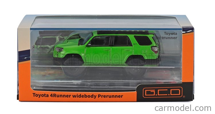 GCD-MODELS KS-051-536 Scale 1/64 | TOYOTA 4RUNNER WIDEBODY 2018 GREEN