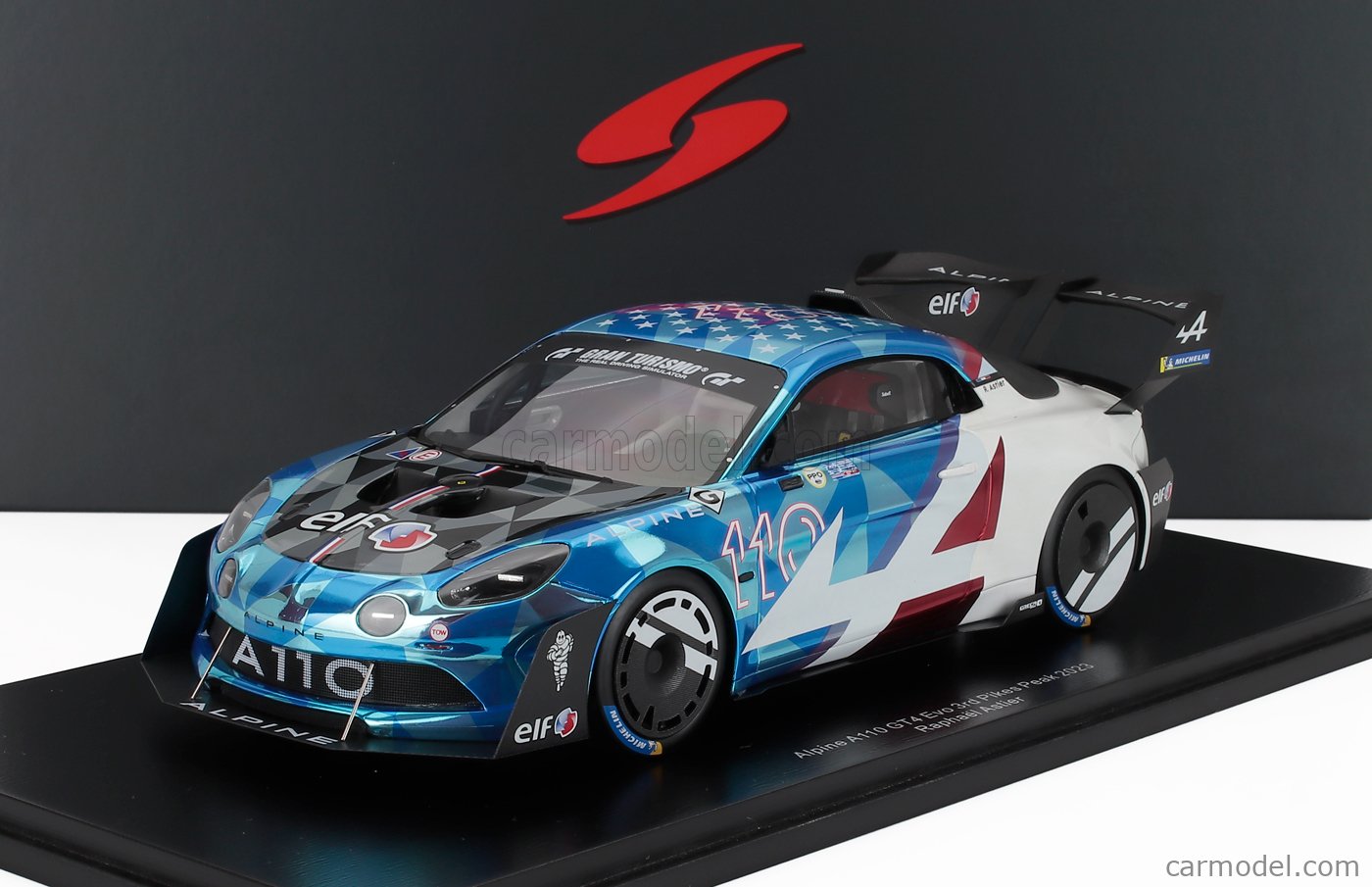 SPARK-MODEL 18S614 Scale 1/18 | ALPINE A110 N 110 3rd RALLY PIKES