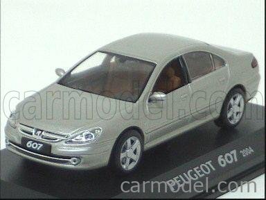 Miniature Peugeot 607 Norev 1/43 - Occasion (manque Un Rétroviseur) - État Satisfaisant