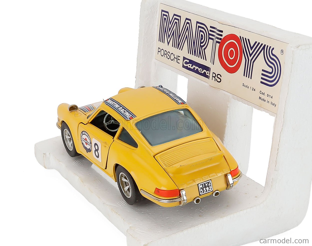 BURAGO MARTOYS 0114 Scala 1/24 | PORSCHE 911 CARRERA RS MARTINI N