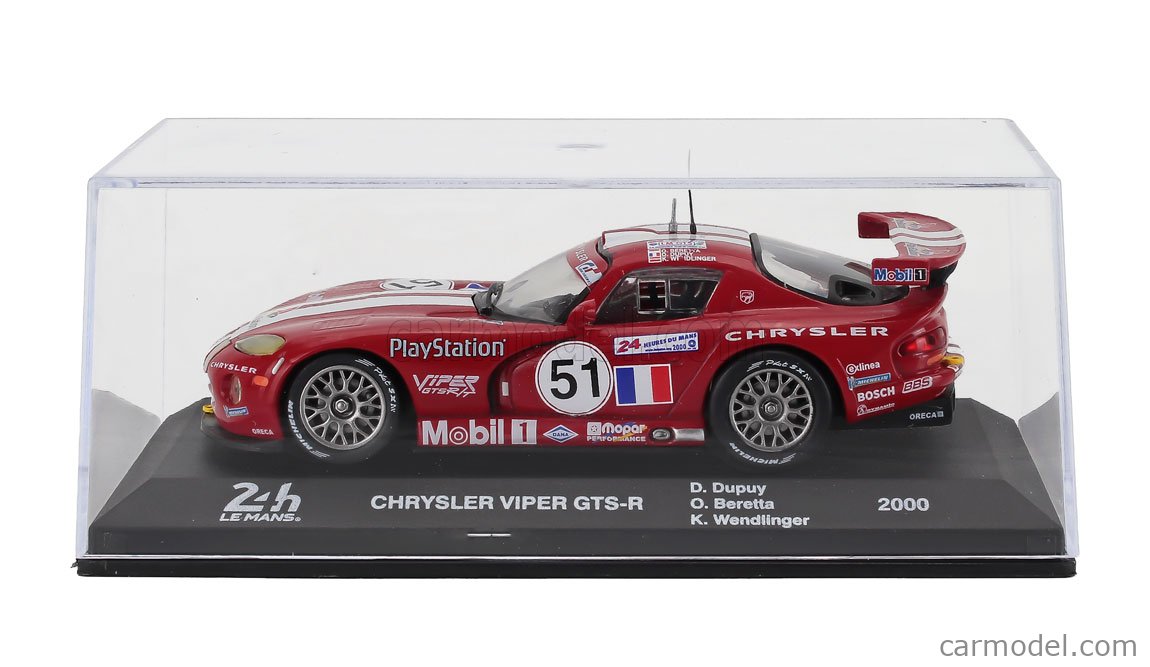 DIE CAST 1/43  CHRYSLER VIPER GTS-R D. DUPUY 2000  24 H LE MANS