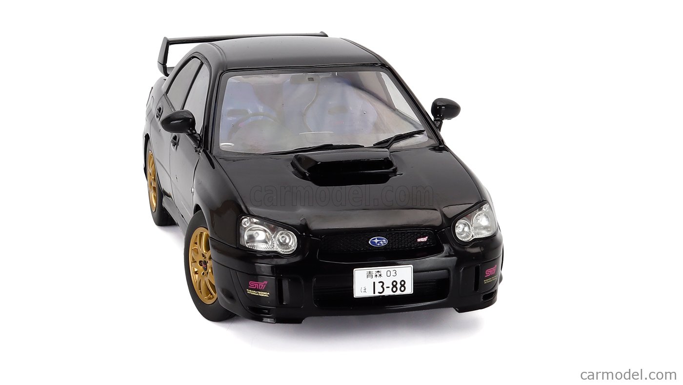 SOLIDO 1812305 Scale 1/18 | SUBARU IMPREZA WRX STi 2003 BLACK