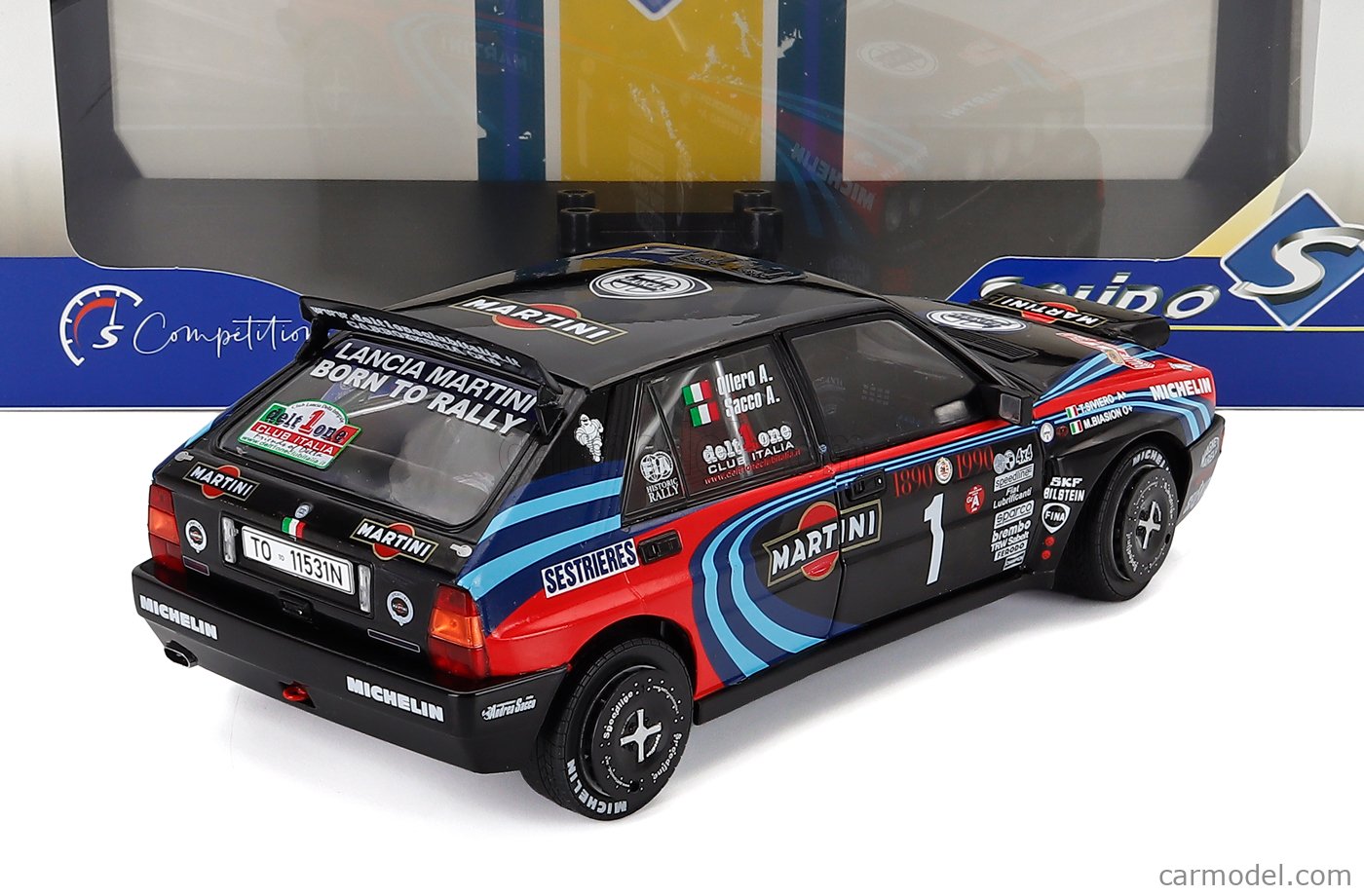 SOLIDO 1807809 Scale 1/18 | LANCIA DELTA HF INTEGRALE EVO MARTINI