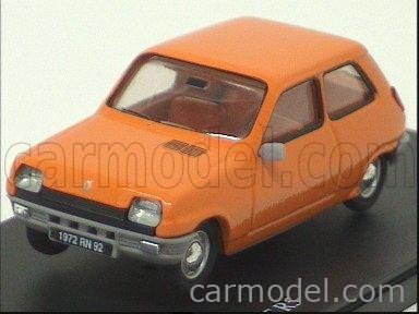 Miniature Renault R5 de 1972 miniature 1/43 Orange