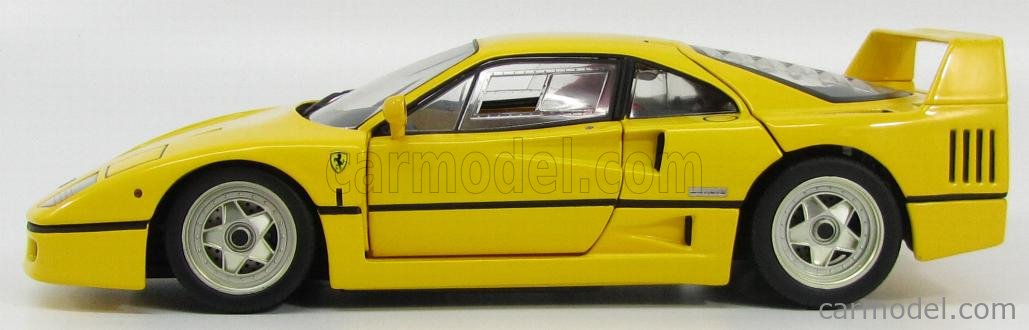 MATTEL HOT WHEELS J2926 Scale 1/18 | FERRARI F40 1987 YELLOW