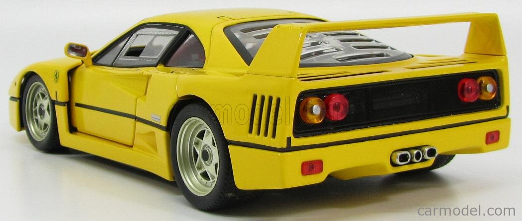 MATTEL HOT WHEELS J2926 Scale 1/18 | FERRARI F40 1987 YELLOW