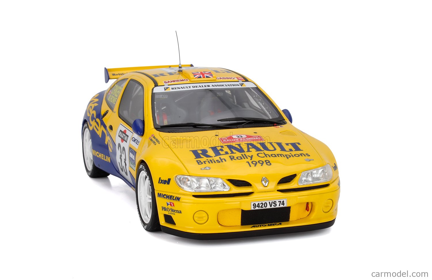 OTTO-MOBILE OT1195 Scale 1/18 | RENAULT MEGANE MAXI N 33 RALLY