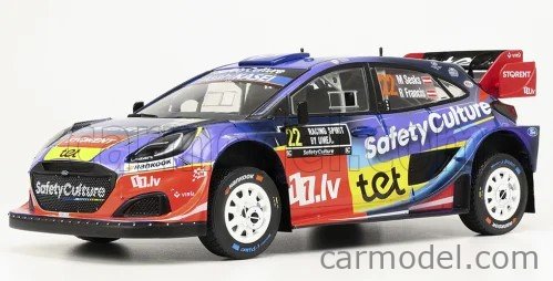 IXO-MODELS 18RMC240.22 Scale 1/18 | FORD ENGLAND PUMA RALLY1 TEAM